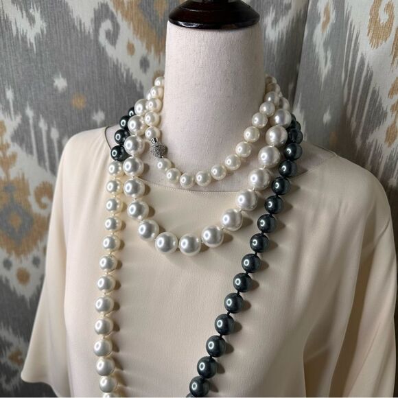 Ralph Lauren Collection Resort 2014 Ivory Silk Batwing Shift Dress - Picture 13 of 17